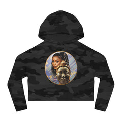 Ethnic Women’s Cropped Hooded Sweatshirt