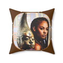 African Themed Square Pillow
