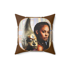 African Themed Square Pillow