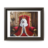 Customized Regal Pet Portraits Framed on Matte Canvas