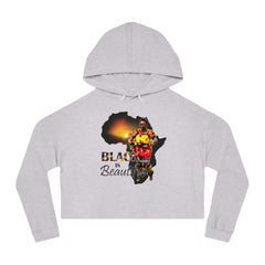 Ethnic Cropped Hoodie for Women