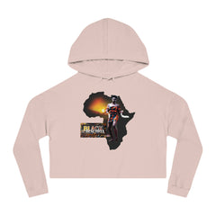 Ethnic Cropped Hoodie for Women