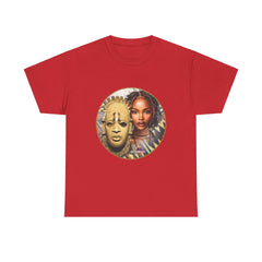 Africa Mask Theme Unisex Heavy Cotton Tee