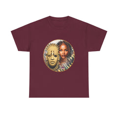 Africa Mask Theme Unisex Heavy Cotton Tee