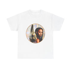 African Mask Theme Unisex Heavy Cotton Tee