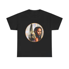 African Mask Theme Unisex Heavy Cotton Tee