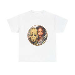 Africa Mask Theme Unisex Heavy Cotton Tee