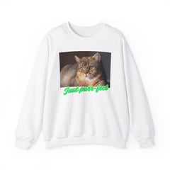 Cat Lover's Unisex Crewneck Sweatshirt - Just Purr-fect Design