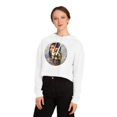 Ethnic Women’s Cropped Hooded Sweatshirt