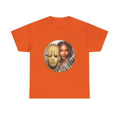 Africa Mask Theme Unisex Heavy Cotton Tee