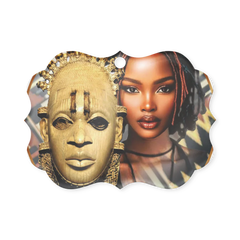 African Mask Themed Acrylic Ornaments