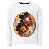 Africa Mask Themed All-Over Print Recycled Unisex Sweatshirt