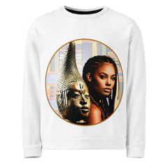 Africa Mask Themed All-Over Print Recycled Unisex Sweatshirt