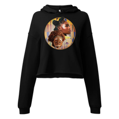 Ethnic Themed Women's Cropped Hoodie | Bella + Canvas 7502