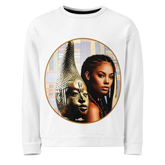 Africa Mask Themed All-Over Print Recycled Unisex Sweatshirt