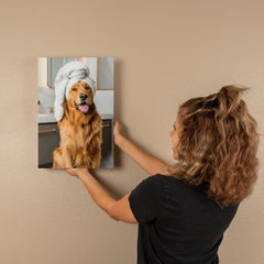 Luxury Dog Portrait: Pampered Pooch's Spa Day in Style