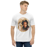 Mask Themed All-Over Print Men's Crew Neck T-Shirt