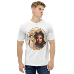 Mask Themed All-Over Print Men's Crew Neck T-Shirt