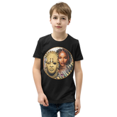 African Mask Themed Youth Staple Tee | Bella + Canvas 3001Y