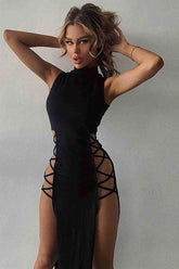 Chic Backless Tank Frocks