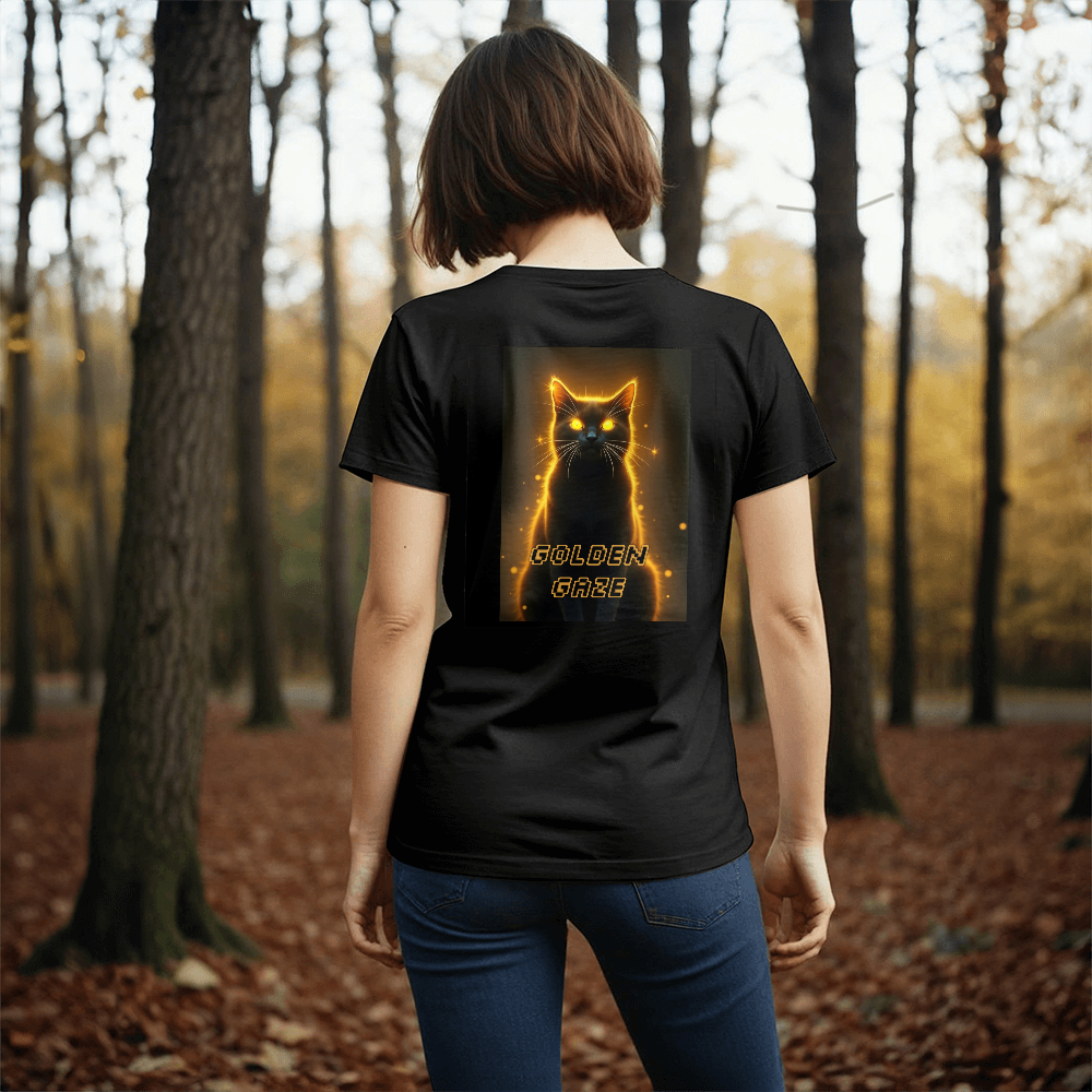 Golden Gaze Unisex T shirts