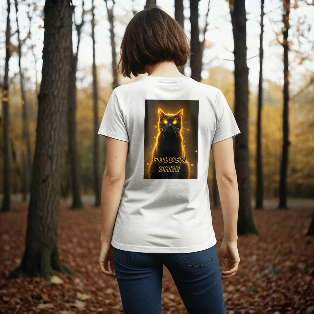 Golden Gaze Unisex T shirts