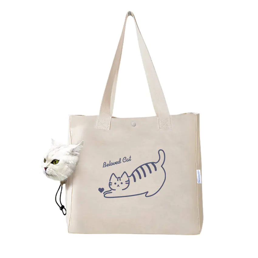 Canvas Pet Adventure Tote